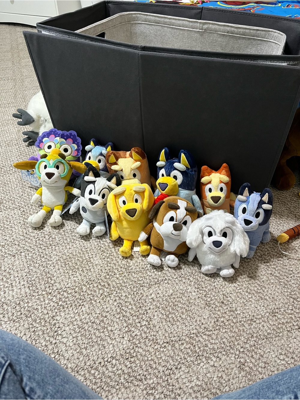 Bluey plush collection - some NWT